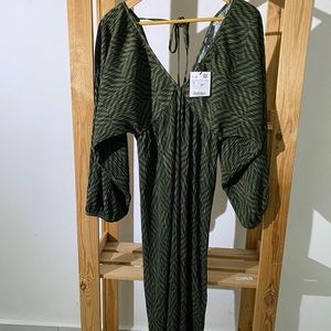 Zara Green Maxi Dress